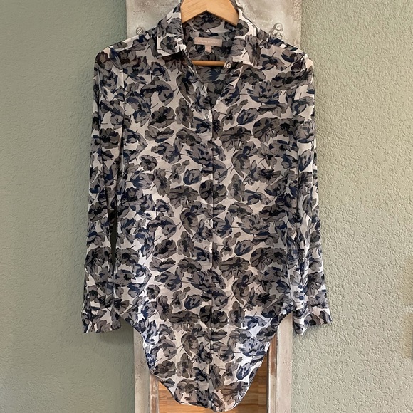 Banana Republic Tops - DONATED - Floral Banana Republic Shirt